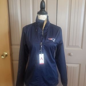 NWT New England Patiots zip up jacket